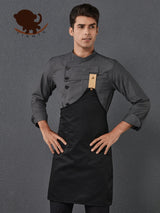 2023 New Chef Clothes Uniform Restaurant Kitchen Cooking Chef Coat Waiter Work Jackets Professional Uniform Overalls Outfit