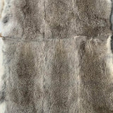 50x100cm Natural Rabbit Fur Patchwork Skin Crafts Sewing Fabric for Apparel Throw Blanket Carpet Needlework Christmas Decoration