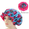 Women's Satin African Pattern Sleeping Hat Elastic Band Night Sleep Cap Hair Care Bonnet Nightcap for Women Cap Bonnet