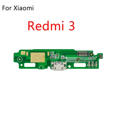 USB Charging Port Board Flex Cable Connector with microphone For Xiaomi Redmi Note 2 3 4 5 Plus Pro 5A 6 Pro 4x 4A 6A