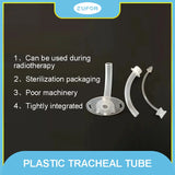 Tracheotomy whole larynx cannula adult half larynx surgery patient radiotherapy special tracheal sterilized plastic cannula