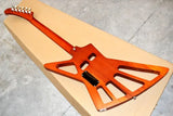 Factory customized goose shaped 6 electric guitar hollow body, lightweight guitar, support customization