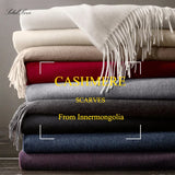 Cashmere Scarf Women Winter Shawls and Wraps for Ladies Stole Fame Solid Warps Winter Cashmere Wool Scarves Luxury Pashmina