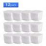 12 PCS Fountain Accessories Pet Water Fountain Filter Replacement Water Filter Cartridges Compatible with Cat Dog Mate Fountains