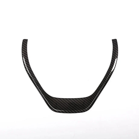 Car Carbon Fiber Interior Steering Wheel Decorative Frame Panel Cover Trim For BMW 3 Series F30 F32 F34 2013-2019 Accessories