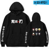 Anime Hoodie Demon Slayer Oversized Hoodies Sweatshirts Men/Womens Autumn Sweatshirt Harajuku Casual Clothing fashion Pullovers