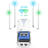 Wavlink AC1200 Gigabit WiFi Range Extender/Access Point/Router Wireless Wifi Repeater Dual Band 2.4G&5Ghz Wi-fi Signal Booster