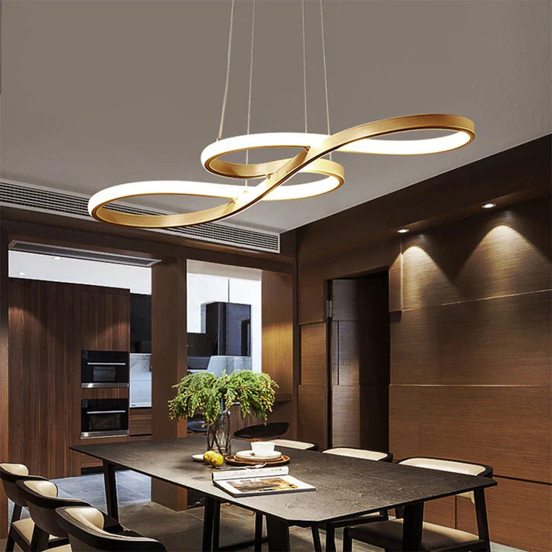 Modern Kitchen Island Pendant Lights Bar Table Dining Room Decor Hanging Lights Remote Dimming Kitchen Led Cord Pendant Lamp