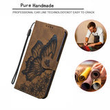 Butterfly Leather Flip Cover For Xiaomi Mi11 Redmi Note 9T 9 9A 9S 8 Pro 8A POCO X3 NFC M3 F3 10 Pro Lite Phone Wallet Book Case