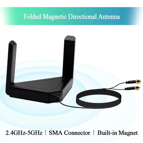 Dual Band External Antenna Cable For PCIE Desktop Wifi Adapter Wi-fi Card AX200 Wireless Wlan receiver Router AP