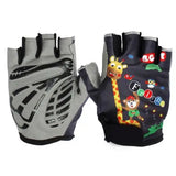 Stylish Half Finger Breathable Anti-slip For Sports Scooter Cycling Sporting Gloves Bike Gloves Children Protection Gloves