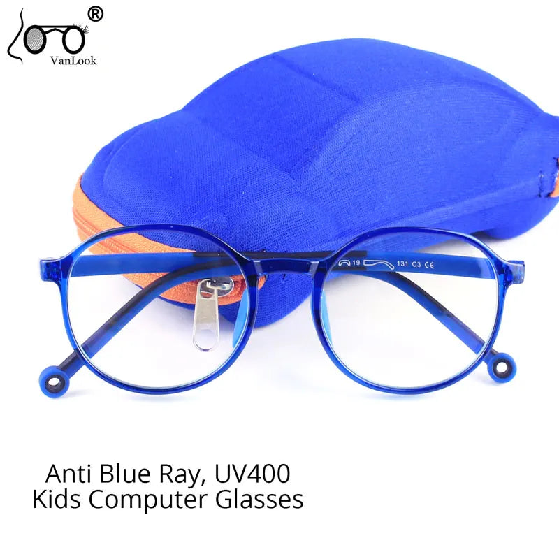 Children&#39;s Computer Blue Anti Light Glasses Girl Boys TR90 Eye Protect Eyeglasses Kids Transparent Optical Spectacle Frame