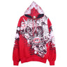 Hip Hop Hooded Jacket Men Street Dance Graffiti Hoodies Cotton Loose Casual Sweatshirts Streetwear Harajuku Printed Cardigan