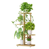 4-Tier Metal Plant Stand Flower Pot Stand Flower Display Rack Plant Holder Plant Shelf for Indoor Living Room Balcony Decoration