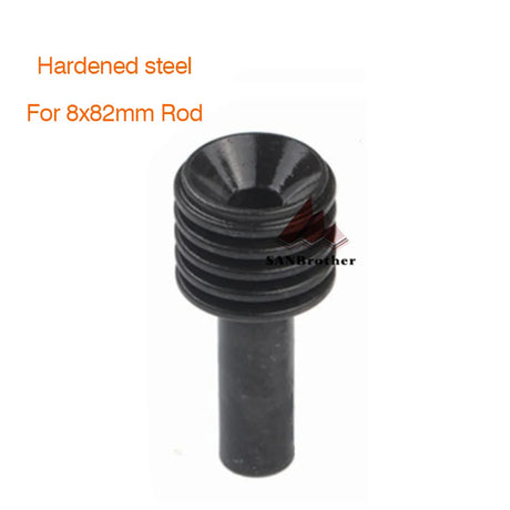 8MM x 82MM / 10x120MM Ceramic Mud Powder Extruder Micro Screw Throat Feed Rod Feed Rod 3D Printer Accessories