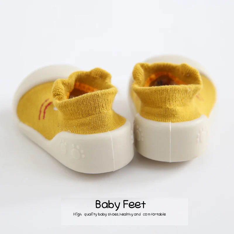 Baby sock Shoes Anti-slip Spring Cartoon animal Shoes Baby Girl baby boy Soft Rubber Sole shoes