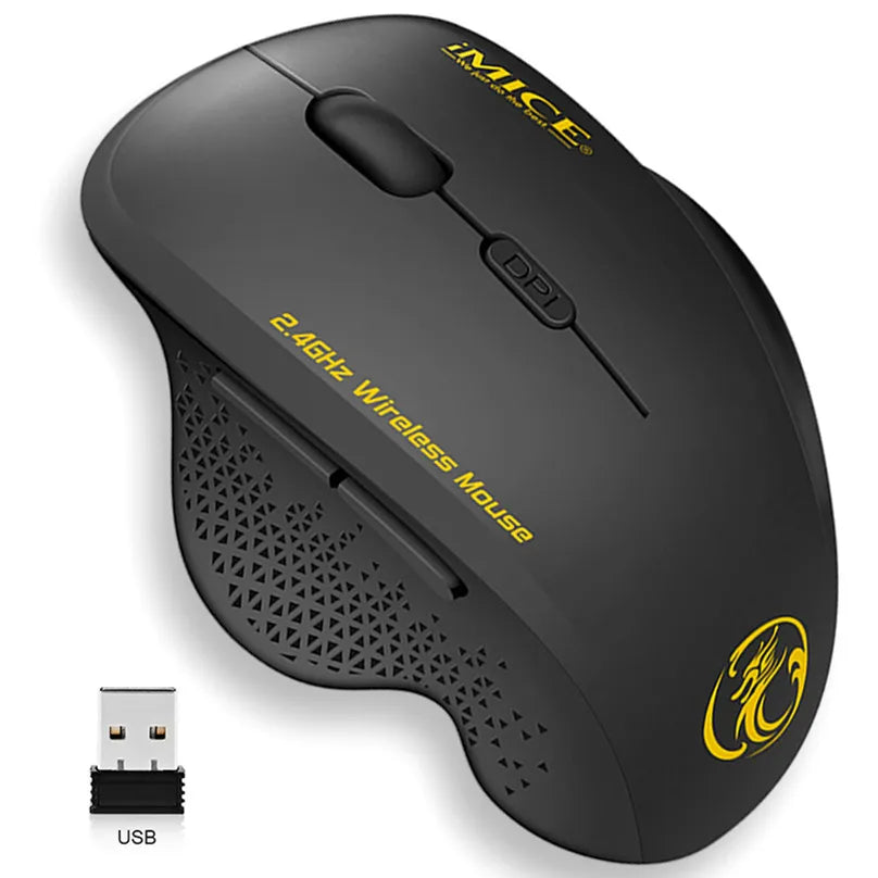 Wireless Mouse Gamer Computer Mouse Wireless Gaming Mouse Ergonomic Mause 6 Buttons USB Optical Game Mice For Computer PC Laptop