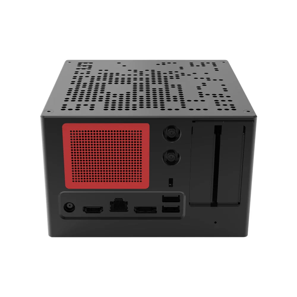 DIY Mini Computer Intel Core i3 10100T i5 10600T Desktop Gaming PC Windows 10 OS HDMI DP 4K 60HZ PCIE*16 Half-Height GPU HTPC