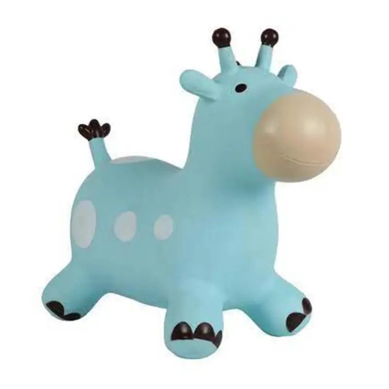 Doki Ride On Toys Jumping Horse Bouncy Giraffe Hopper Inflatable Jumping Bouncing Animal Toys Rubber Horse PVC Kids Toys 2023