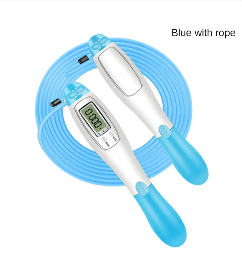 Cordless Electronic Skipping Rope Gym Fitness Crossfit Skipping Smart Jump Rope with LCD Screen Counting Speed Skipping Counter