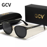 2021 GCV Polarized Lady Sunglasses Cat Eye Fashion  Sun Glasses Luxury Woman Female Brand  Ultralight Frame Tourism Party  Leisu