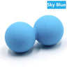 Double Lacrosse Ball MyofasciaPeanut Massage Ball High Density Fitness Body Fascia Massage Yoga Exercise Relieve Pain