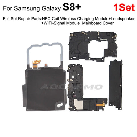 Aocarmo Wireless Charging Coil NFC Module Loudspeaker Signal Antenna Flex Cable For Samsung Galaxy S7 Edge S8 S9 S10 Plus S10E