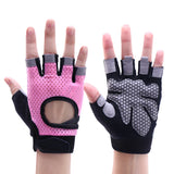 Coolfit Breathable Fitness Gloves Weight Lifting For Heavy Exercise Sport Gym Gloves Women Body Building Non-Slip Half Finger