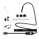 5.5 mm Endoscope Camera IP67 Waterproof USB Android Flexible Inspection Borescope Camera for Phone PC  6LEDs Adjustable