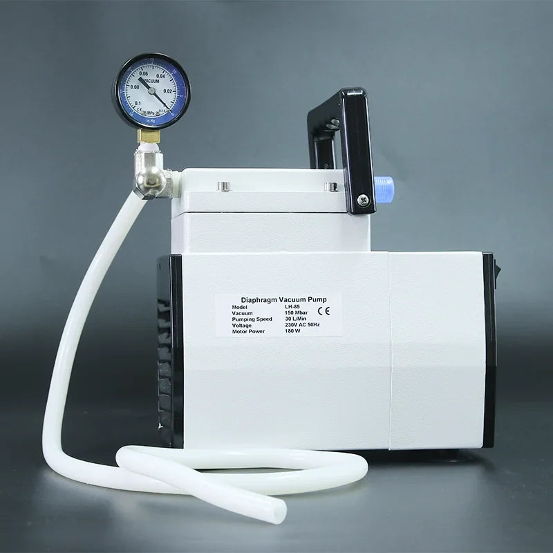 IKEME Lab Oil-free Diaphragm Vacuum Pump Portable Negative Pressure Pump 30L/MIN Laboratory Pump 220V