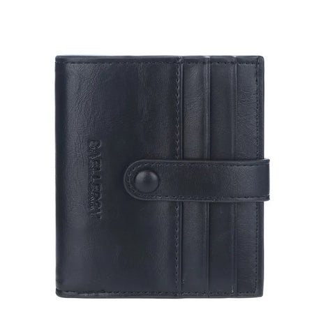 2022 New Mini Men Card Wallets Customized Hasp 14 Card Holders Card Wallet PU Leather Thin Male Card Purse Mini Carteria