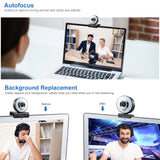 Web Camera Auto Focus Ring Beautify Fill-in Lighting Video Webcam HD 1080P Live Broadcast  Mic USB 3 Grades Touch  Brightness