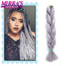 Braiding Hair 24 Inches Jumbo Braid Synthetic Hair Extensions for Braids 100G/Pack Women DIY Hair Yellow Pink Orange Grey Blonde