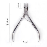 4/8/12pcs Stainless Steel Nail Cuticle Nipper Cutter Dead Skin Remover Manicure Scissors Tweeters Toenails Ingrown Pedicure Tool