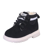 Children Casual Shoes Autumn Winter Boots Boys Shoes Fashion Leather Soft Antislip Girls Boots 21-30 Sport Running Shoes