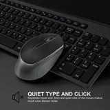 Russian Spain USA French Ltalian German UK layout Wireless Keyboard and Mouse Combo Silent Mice for PC Laptop, Computer Windows.