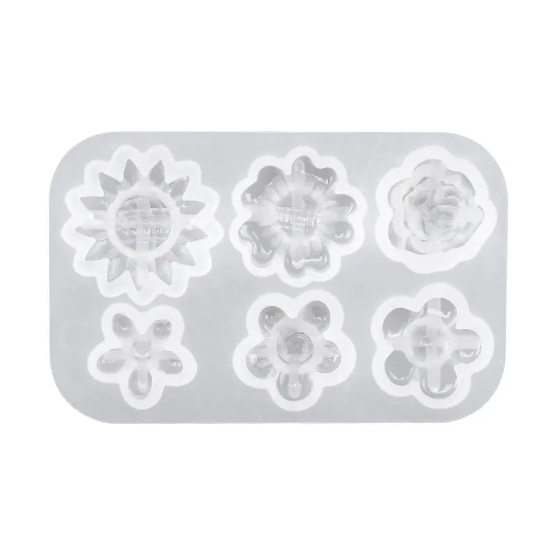 3D Flower Shaped Silicone Molds Candy Epoxy Resin Mold for Jewelry Making DIY Cell Phone Decorating Tool Crafts Handmade