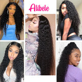 30 Inch Deep Wave Bundles With Closure 5x5 HD Lace Closure With Bundle Peruvian Curly Hair Bundles With 4x4 5x5 6x6 LaceClosure