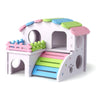 Wooden Hamster Hideout House Squirrel Hedgehog Villa Small Pet Habitat Hamster Accessories Chinchilla Guinea Pigs Pet Supplies