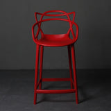 European Bar Chairs for Kitchen Back Bar Stool Household Simple Balcony High Stool Outdoor Plastic Leisure Designer Bar Stools