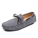 Suede Loafers Men Big Size 48 47 Boat Shoes Slip On Mocasines Hombre Handmade Lazy Shoes Driving Moccasins Casual Office Flats