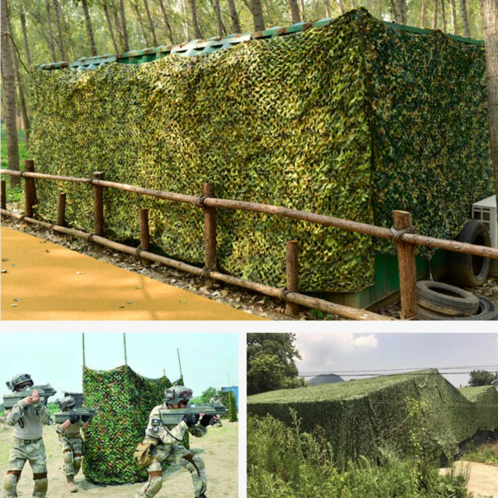 Camouflage Netting Outdoor Camo Net Military Durable For Sunshade Decoration Hunting Blind Shooting Camping Sun Shelter