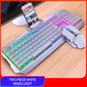 V2 Gaming Keyboard Mouse Headset Set Mechanical Feel Game 104 Keys Keyboards 3200DPI Mice Headphone Combos for PC Gamer