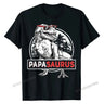 Papasaurus T shirt T rex Papa Saurus Dinosaur Men Dad Daddy Classic Cotton Boy Tops & Tees Crazy Faddish T Shirts