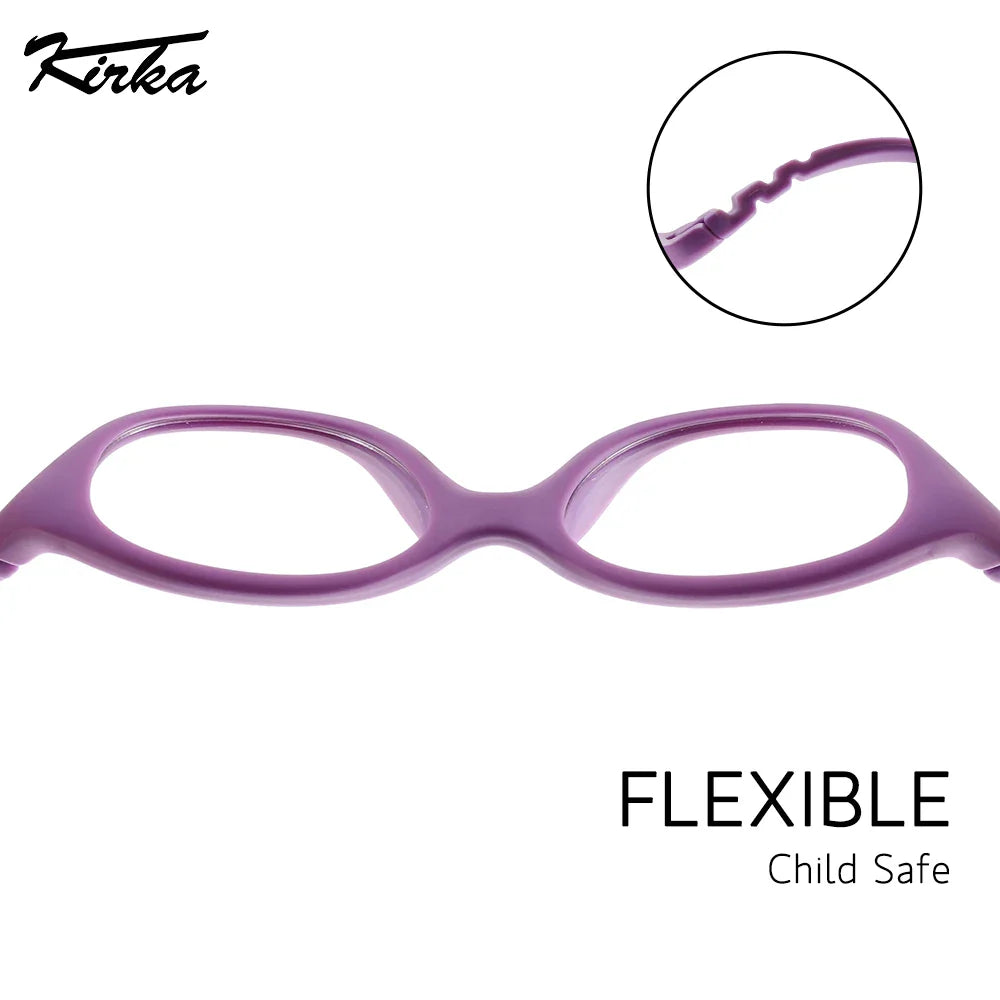 Kirka Kid Glasses Children Kids Eyeglasses Frame Brand Design Kids Cute baby Student Safe Healthy Optical Spectacles Frames TR90