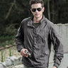 Summer Lightweight Tactical Jacket Men's Windbreaker Thin Skin Hooded Raincoat Military Quick Dry Breathable Waterproof Jacket