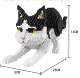 Balody Cat Block Animal World Persian Cat Tabby Kitten Pet 3D DIY Mini Diamond Blocks Bricks Building Toy for Children Gift