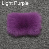 Winter Fashion Elastic Headband Fox Fur Headwear Racccoon Fur Women's Fluffy Real Fur Band S8300