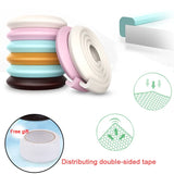 2M Soft Baby Safety Desk Table Edge Guard Strip Security L-Shaped Kids Protection Bumper Edge Angle Home Anti-collision Strip