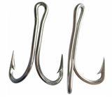 15pcs 25# Stainless Steel Double Fishing Hook Fish Hook Frog Hook